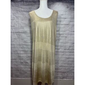 Emi & Joe metallic plus size dress